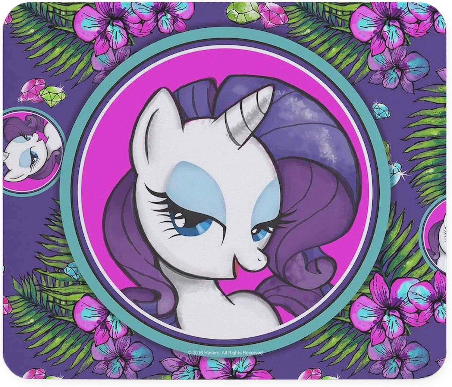MLP Rarity Tropical Non-Slip Rubber Gaming Mousepad 1