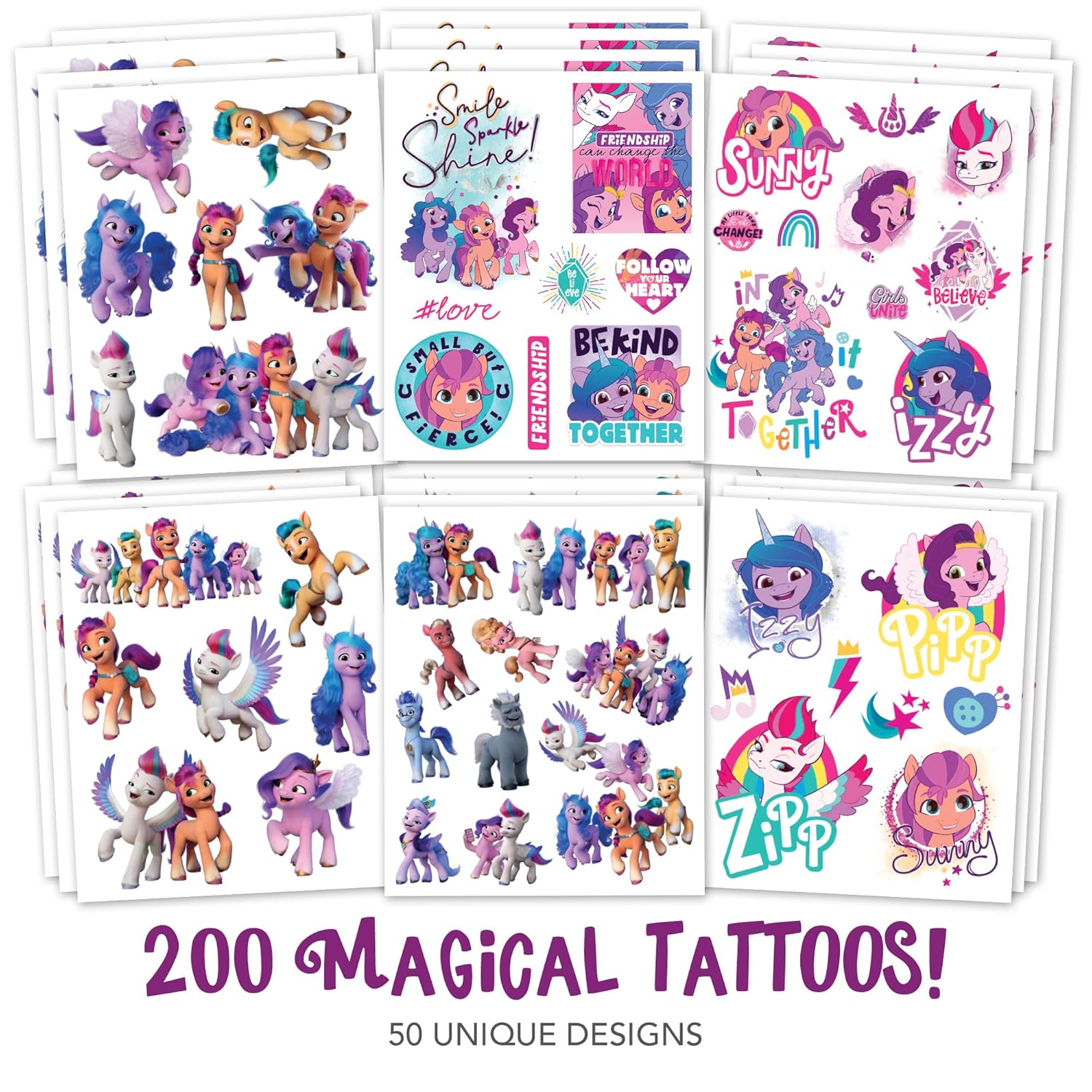 MLP: MYM Temporary Tattoos 200 Pack 2