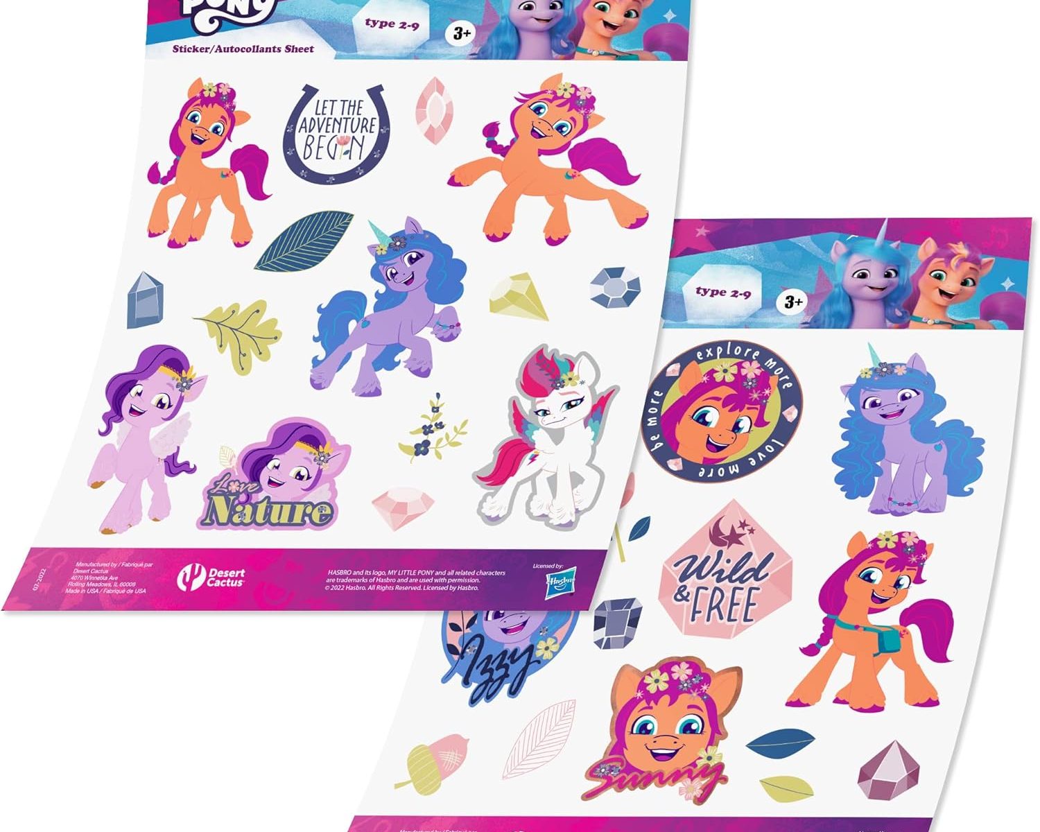 MLP: ANG Character and Object Vinyl Decal Sticker Set 1