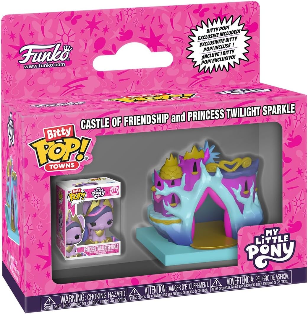 MLP: FIM Funko Pop! Bitty Town Castle of Friendship Collectable Set 1