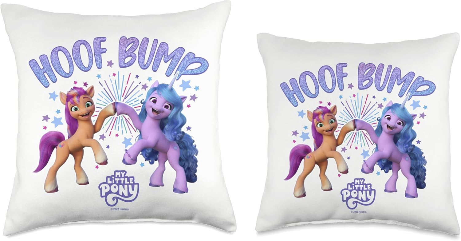MLP: ANG Sunny & Izzy Hoof Bump Throw Pillow 3