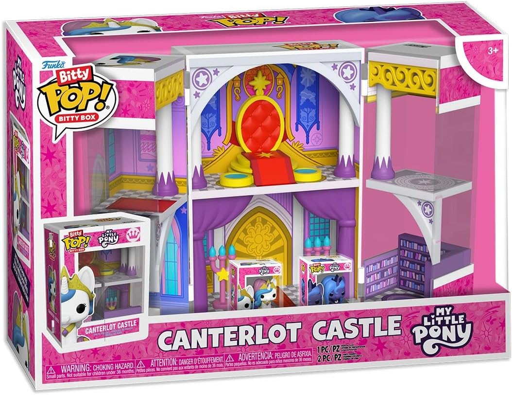 MLP Funko Pop! Bitty Boxes Canterlot Castle Collectable Play Set 1
