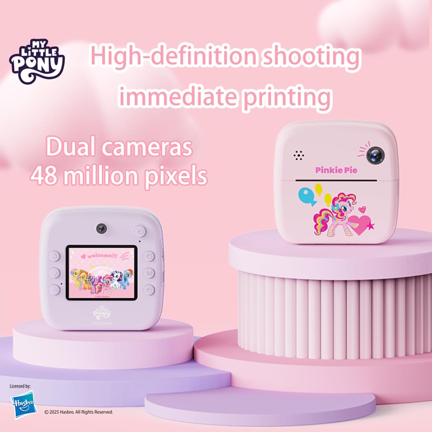 MLP Rainbow Series Pinkie Pie Polaroid Instant Print Camera 2