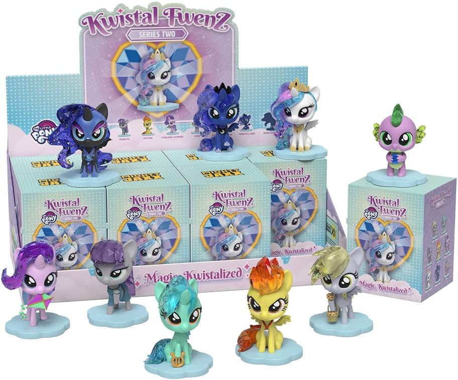 MLP Mighty Jaxx Kwistal Fwenz Series 02 Blind Box Collectible Figurines Bundle