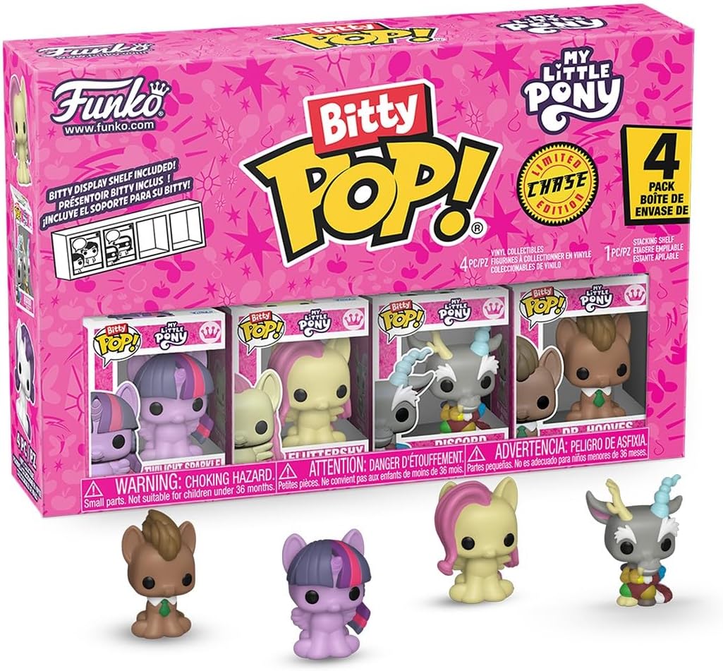 MLP Funko Pop! Bitty Bobble Head Toy 4-Pack Set 1