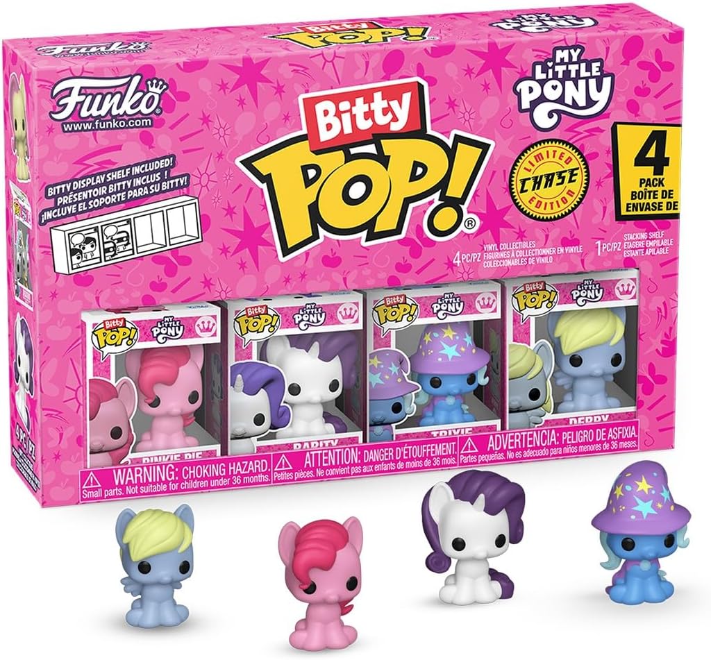 MLP Character Funko Pop! Bitty Collectable Bobble Head Toy Bundle 1