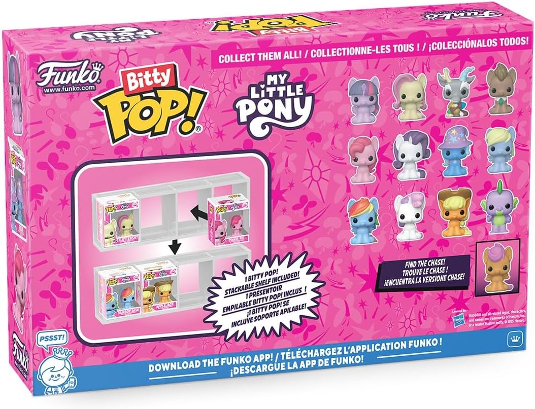 MLP Character Funko Pop! Bitty Collectable Bobble Head Toy Bundle 2