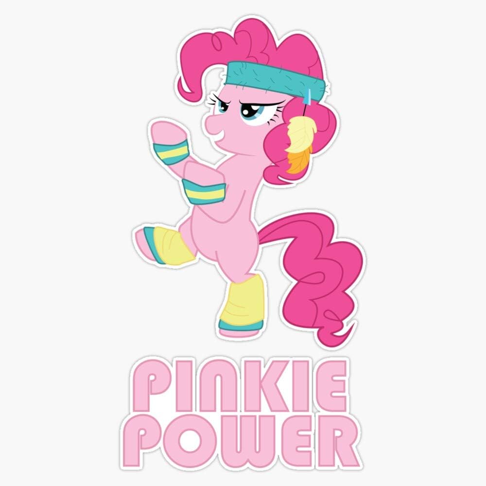 MLPFIM Pinkie Pie Pinkie Power Vinyl Bumper Sticker Decal 1