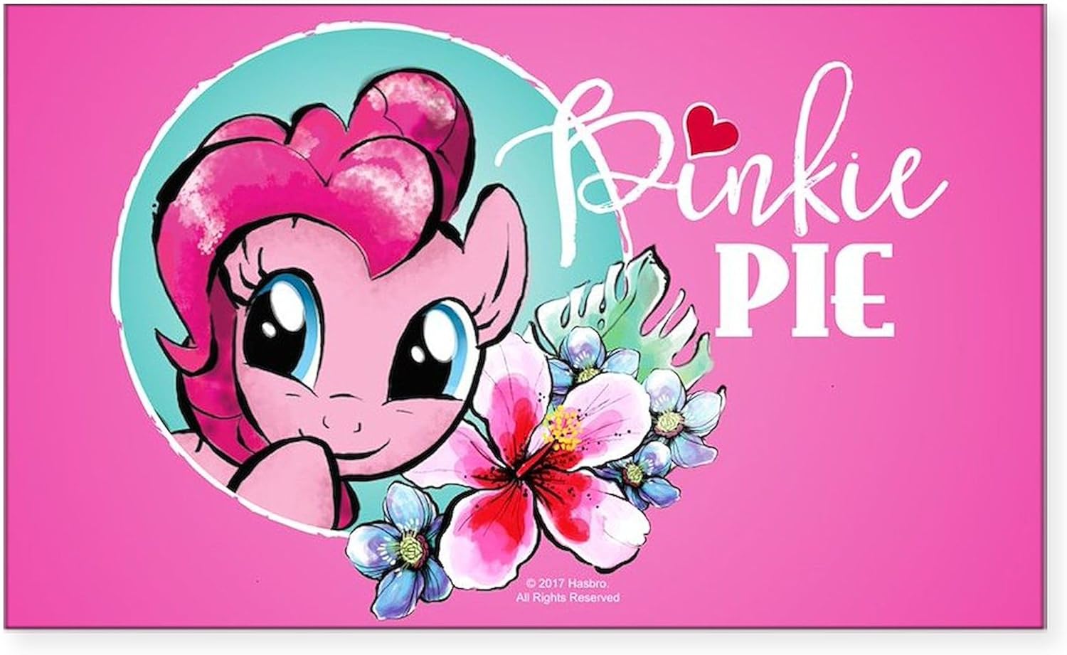 MLP Pinkie Pie Rectangle Bumper Sticker Car Decal 1
