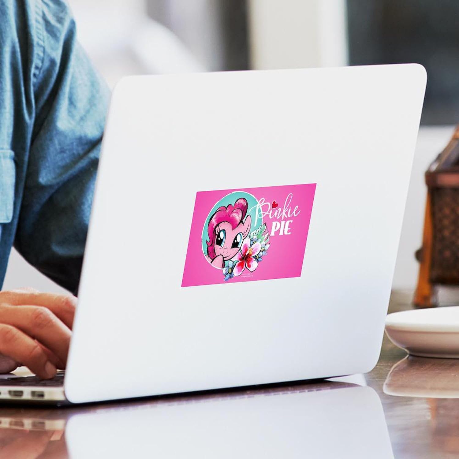 MLP Pinkie Pie Rectangle Bumper Sticker Car Decal 2
