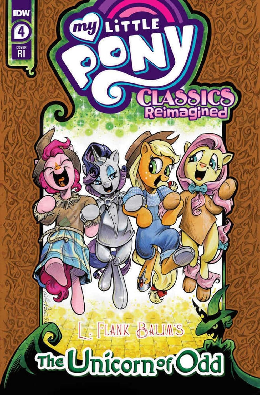 MLP Classics Reimagined-The Unicorn of Odd #4C Variant Wizard of Oz Tribute Comic Book