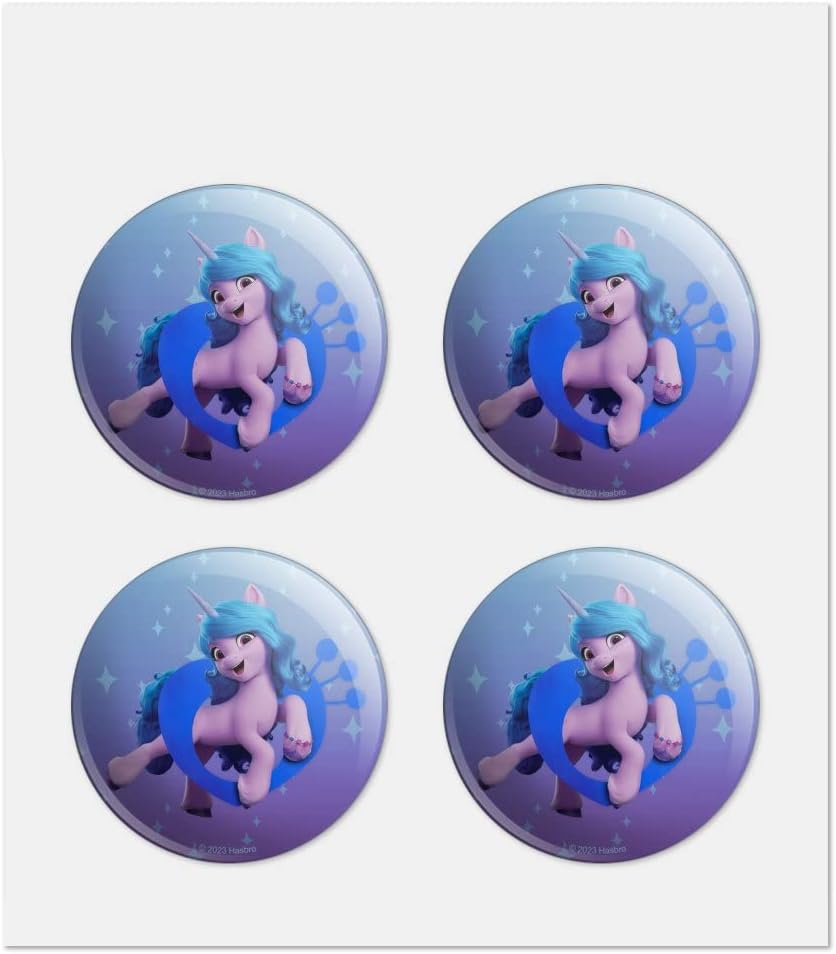 MLP: MYM Izzy Moonbow 2.0" Puffy Bubble Dome Scrapbooking Crafting Sticker Set
