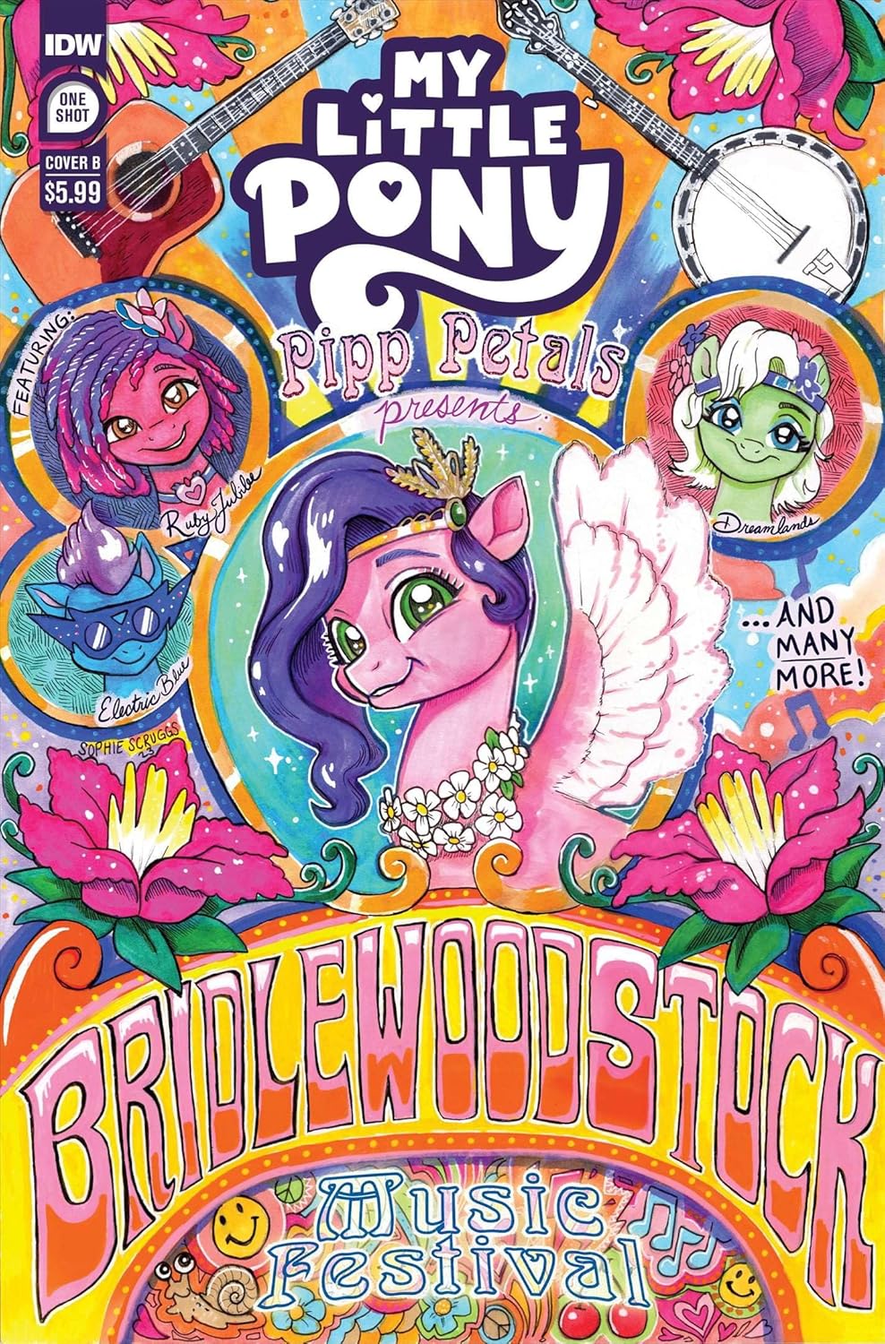 MLP: MYM Bridlewoodstock #1B A Woodstock Tribute Comic Book 1