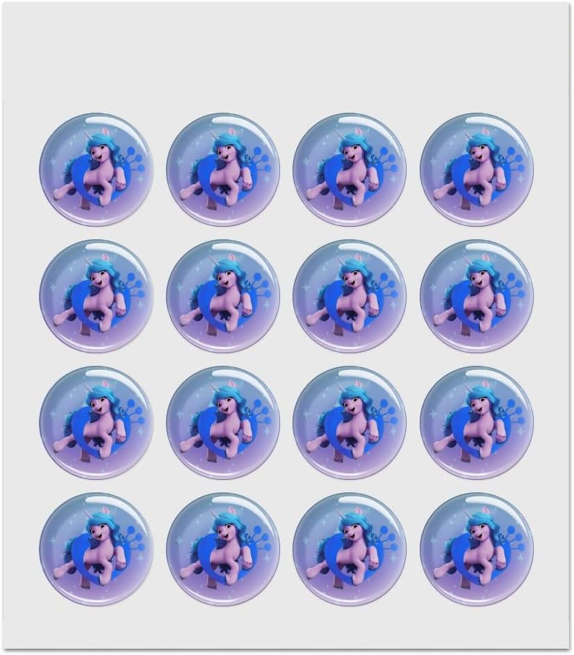 MLP: MYM Izzy 1.0" Puffy Bubble Dome Scrapbooking Crafting Sticker Set