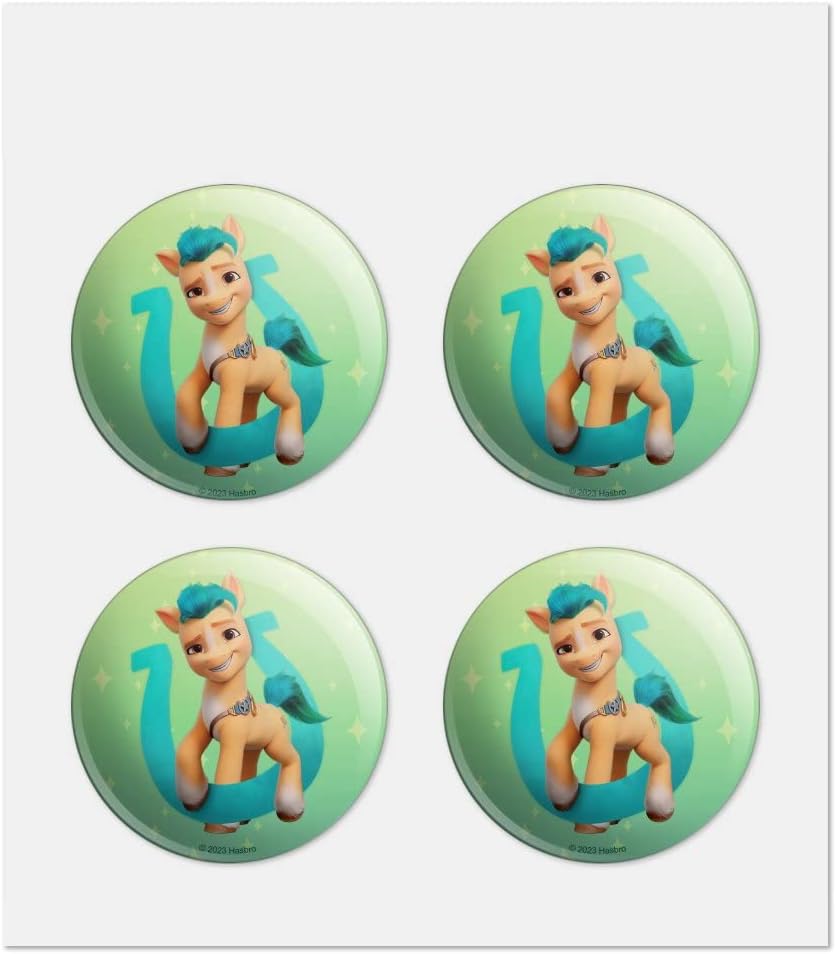 MLP: MYM Hitch Trailblazer 2.0" Puffy Bubble Dome Scrapbooking Crafting Sticker Set