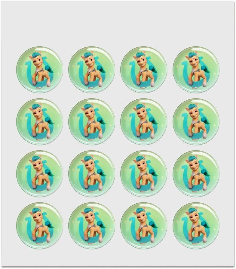 MLP: MYM Hitch Trailblazer 1.0" Puffy Bubble Dome Scrapbooking Crafting Sticker Set