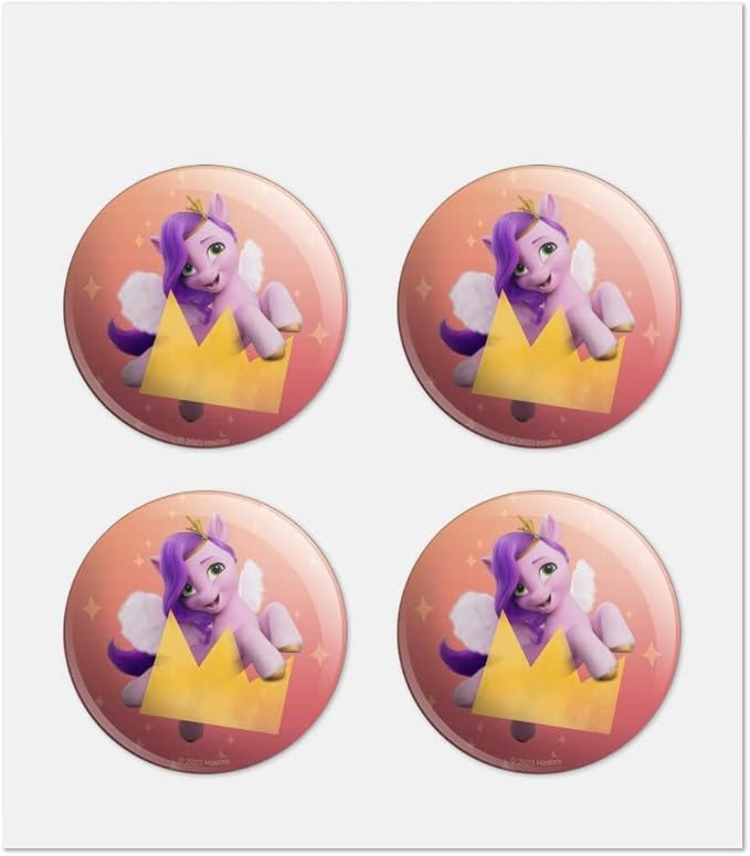 MLP: MYM Pipp Petals 2.0" Puffy Bubble Dome Scrapbooking Crafting Sticker Set