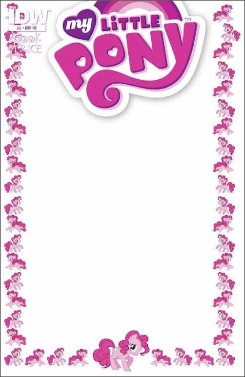 MLP: FIM Pinkie Pie #2G RE Blank Frame Comic Book