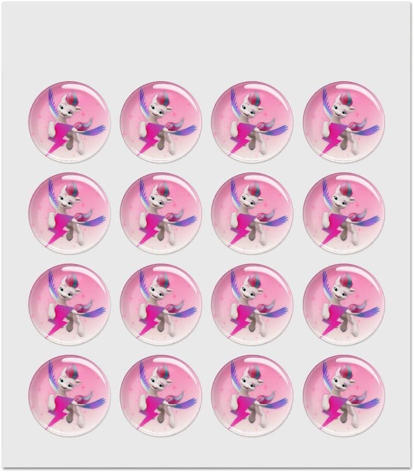 MLP: MYM Zipp Storm 1.0" Puffy Bubble Dome Scrapbooking Crafting Sticker Set