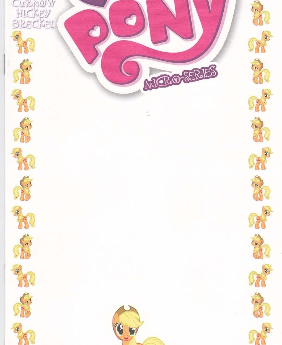 MLP: FIM Applejack Microseries #6E RE Blank Frame Comic Book