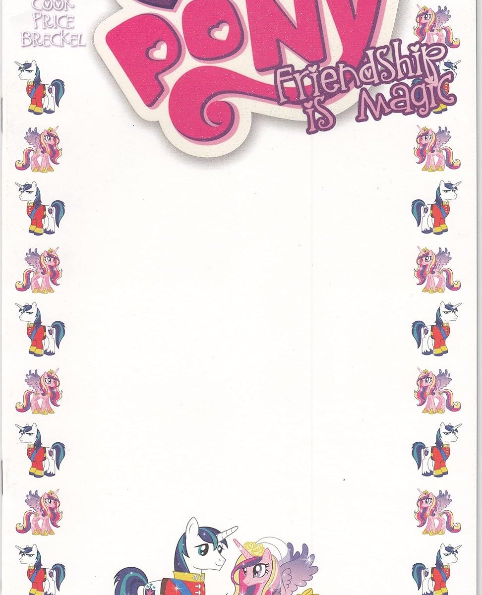Shining Armor and Princess Cadence #11D RE Blank Frame Comic Book