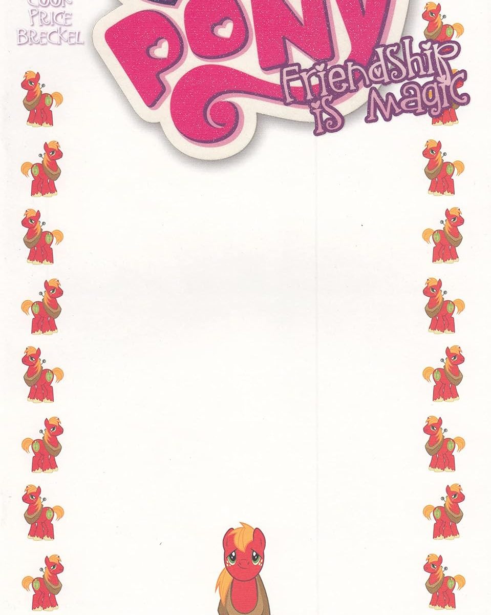 MLP: FIM Big Macintosh #10F RE Blank Frame Comic Book