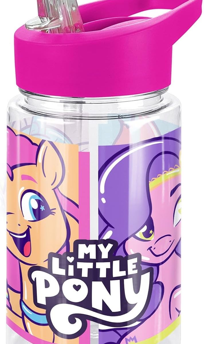 MLP: MYM Tritan Plastic Water Bottle with Straw Lid and Handle 1