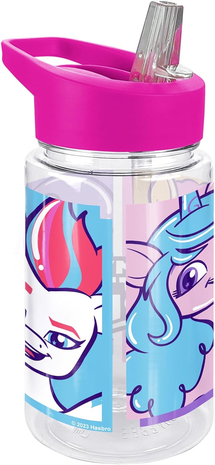 MLP: MYM Tritan Plastic Water Bottle with Straw Lid and Handle 2