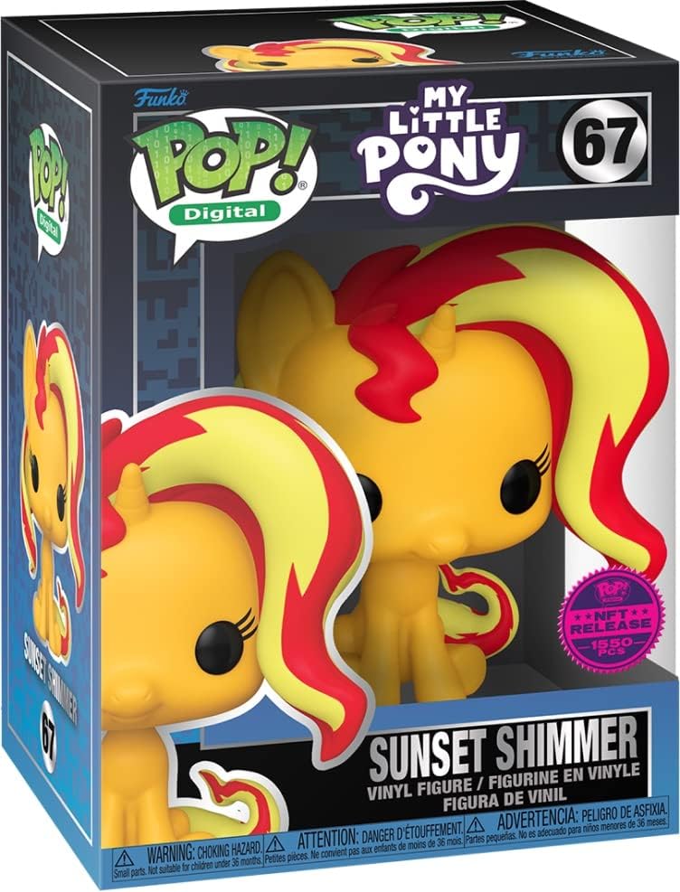 MLP: FIM Sunset Shimmer NFT Release Exclusive Funko Pop! Bobble Head Toy