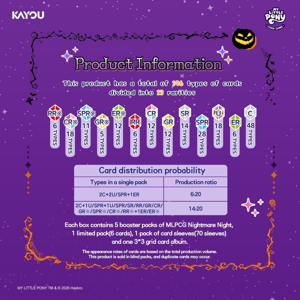 MLP: FIM Halloween Trading Card Game Gift Box Set 3