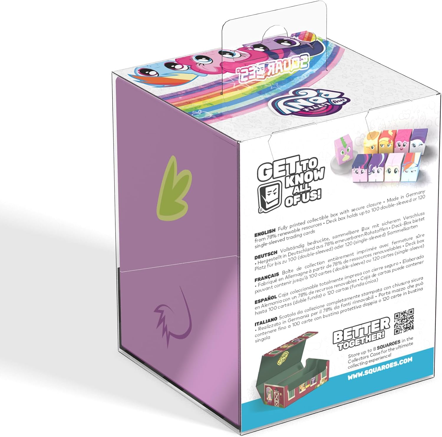 MLP: FIM Ultimate Guard Squaroes Spike Deck Box 4